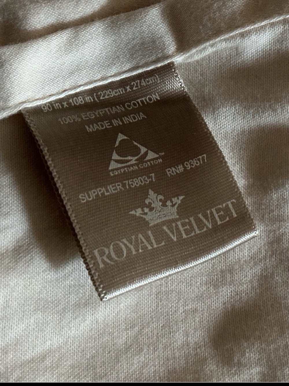 EUC Egyptian Cotton Flat Sheet